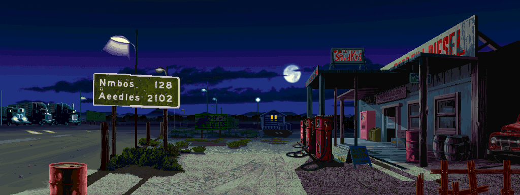 Gas Station from Art of Fighting 3