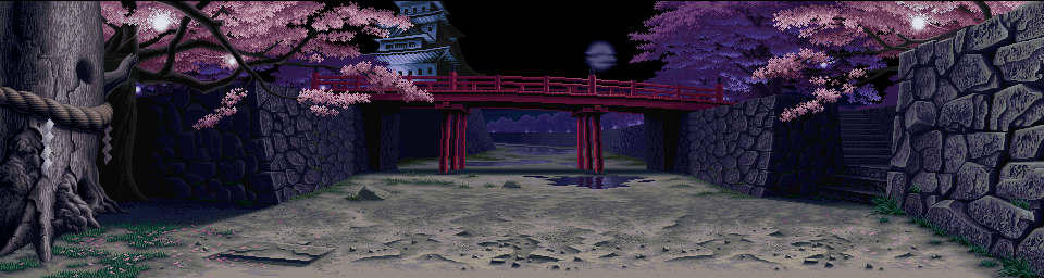 Cherry Blossoms Bridge from Real Bout Fatal Fury Special