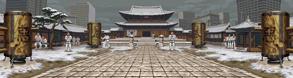 Korean Dojo from Real Bout Fatal Fury Special